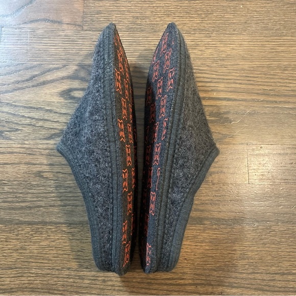 LE KAPMOZ Organic Merino Wool Warm Slip On House Slippers Breathable Clog - Picture 5 of 14